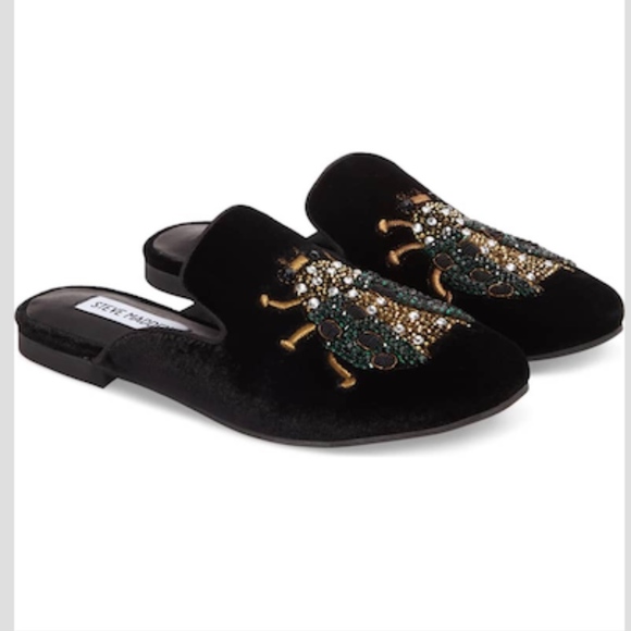 Super Cute! Steve Madden Hugh Embellished Mule - Picture 2 of 8